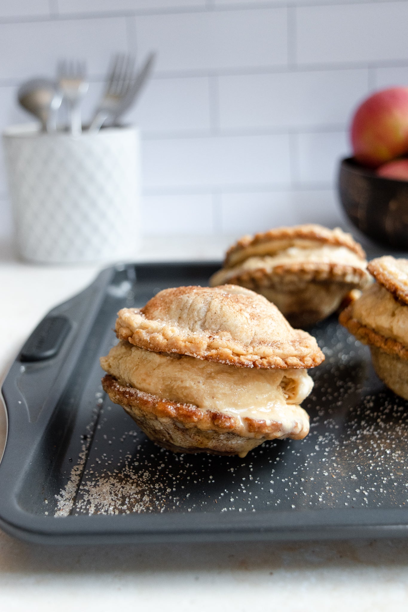 Apple Pie Ice Cream Sandwiches