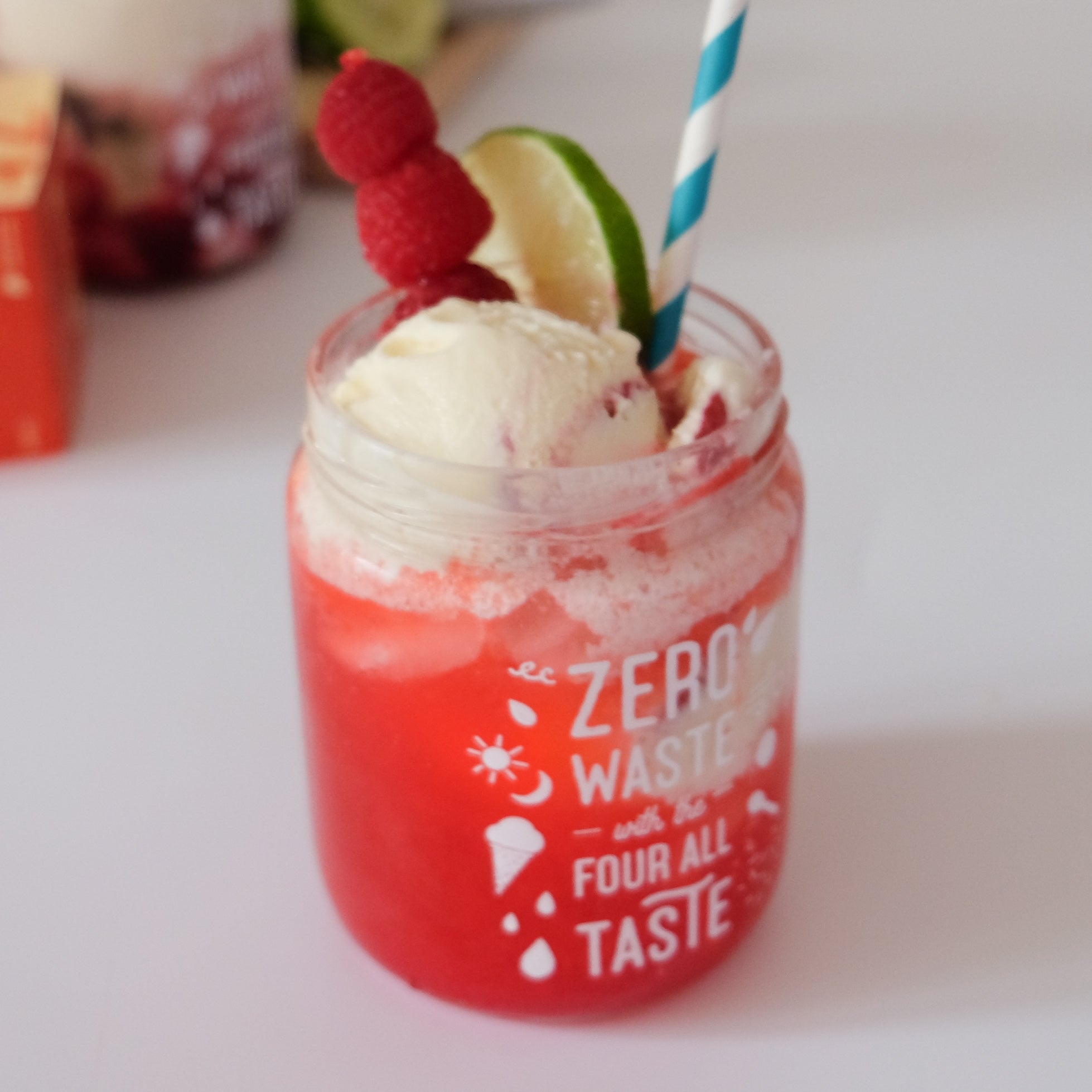 Wicked Wednesday: Raspberry Lime Rickey Float
