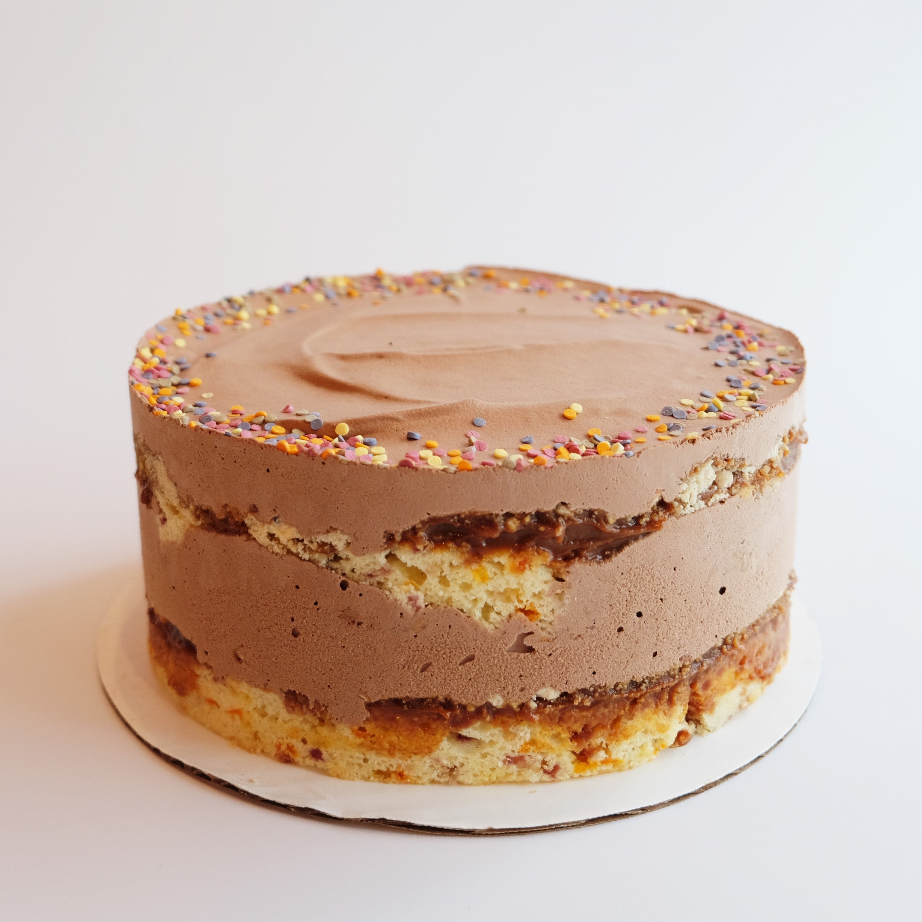 Confetti Cake with coffee