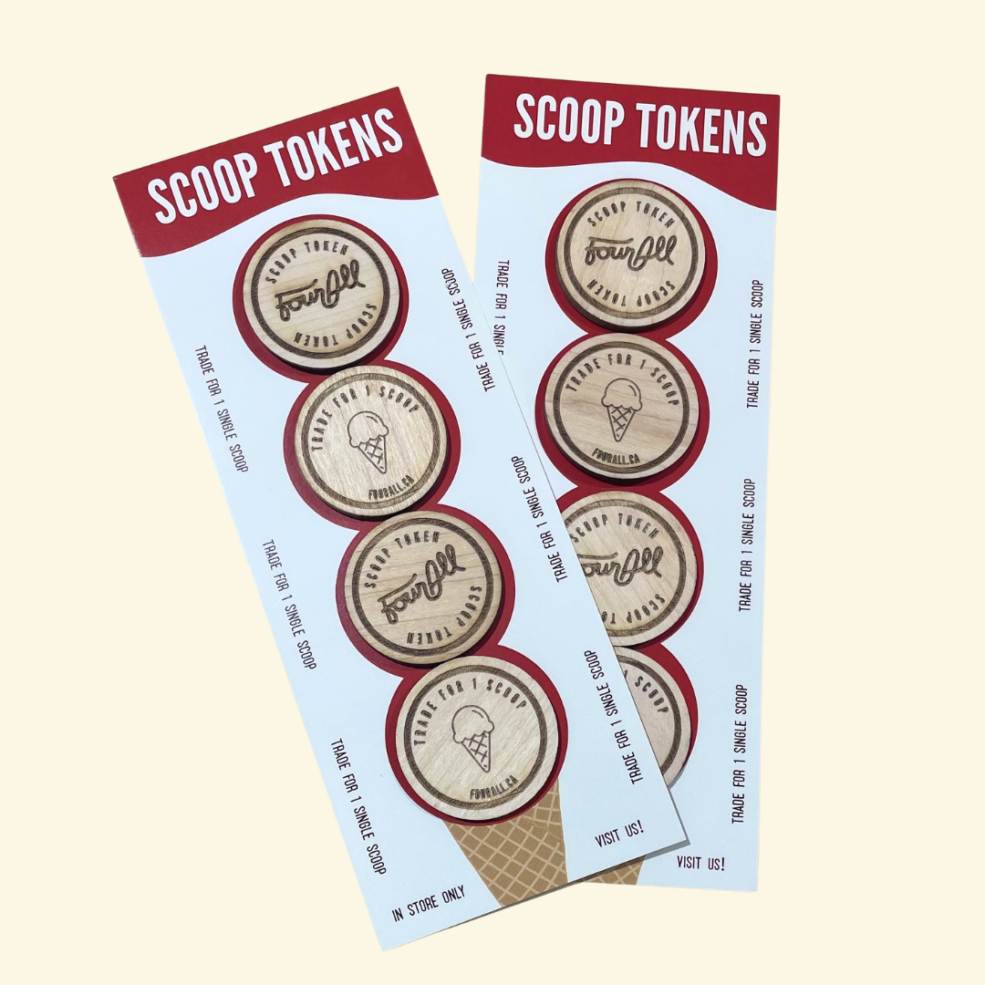 Scoop Tokens (4 Pack)