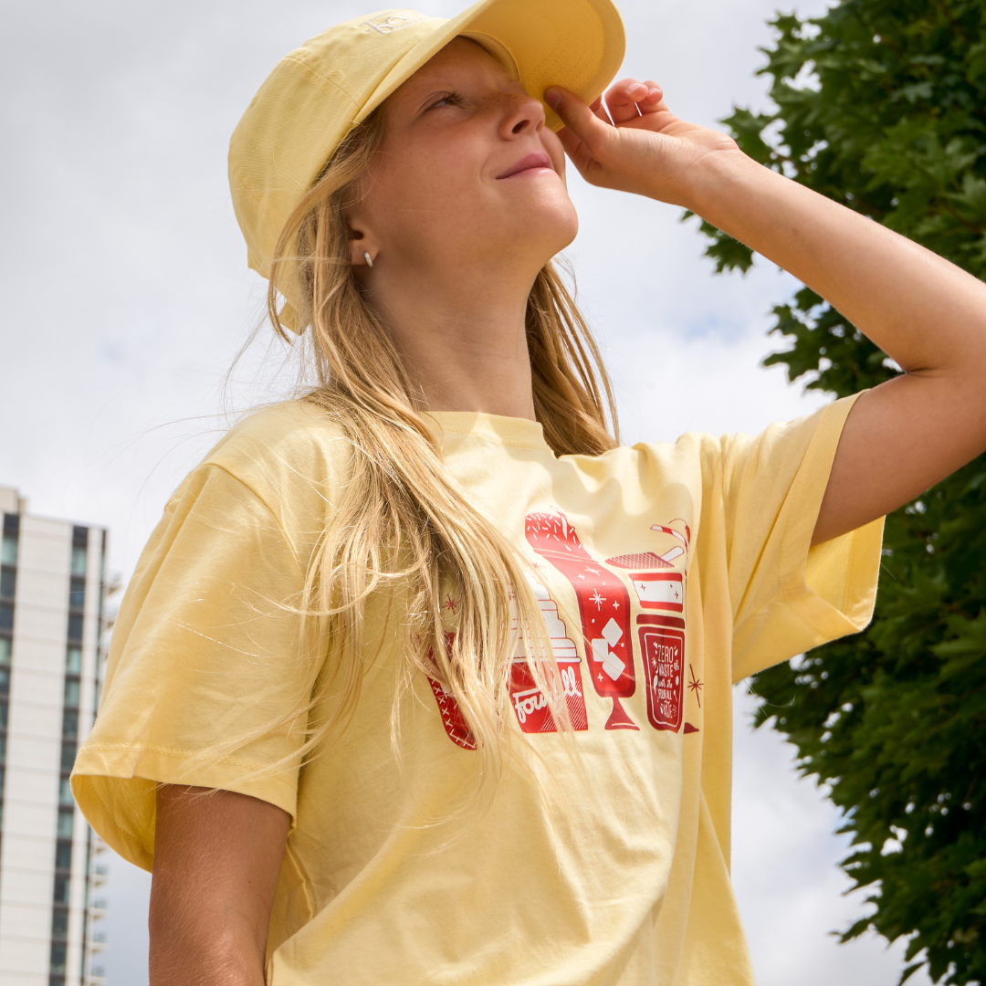 Butter Yellow Dad Hat – Four All Ice Cream