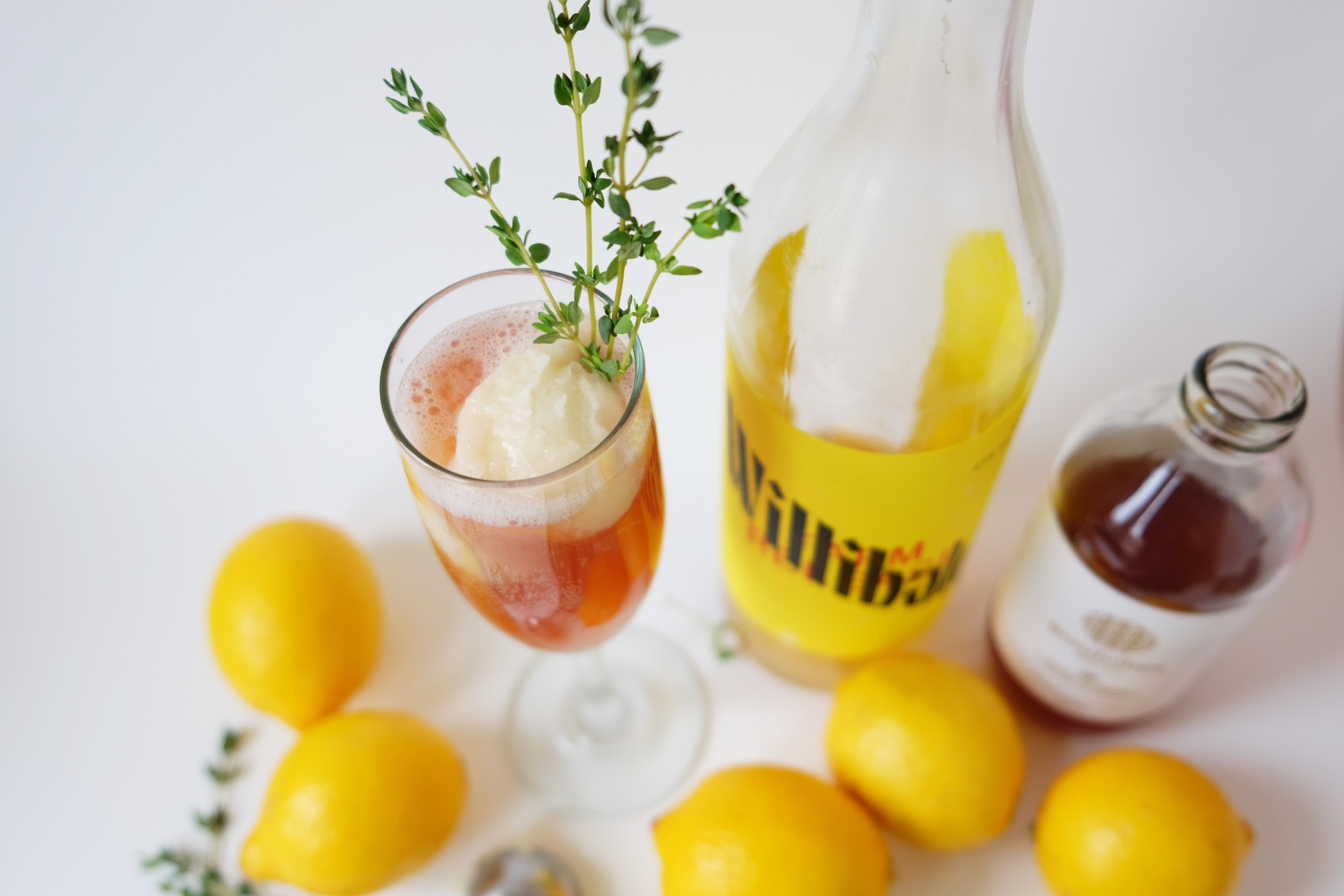 Wicked Wednesday: Lemon Thyme Gin Fizz