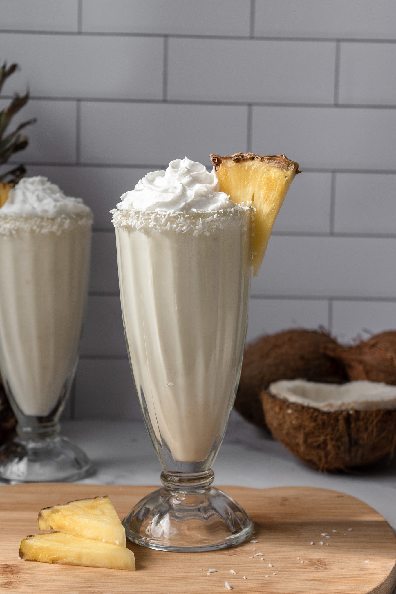 Pina Colada Milkshakes