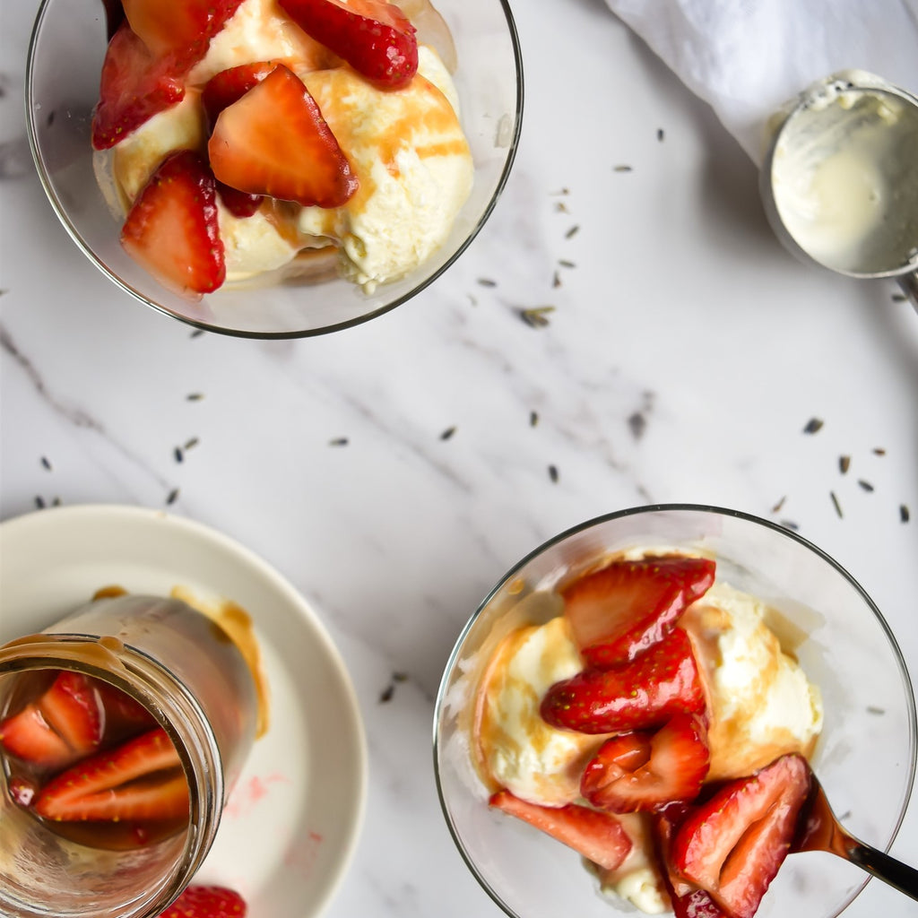 Try This At Home: Maple Caramel Sauce with Strawberries