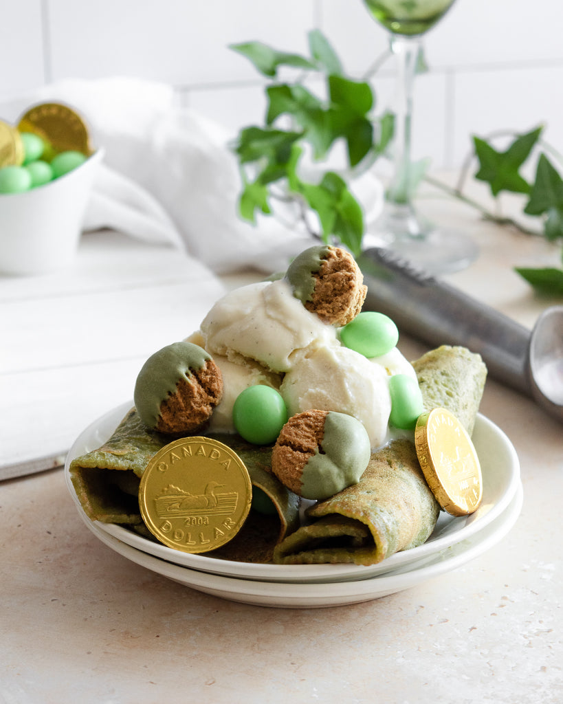 Try This At Home: St. Patrick's Day Crepes with Ice Cream