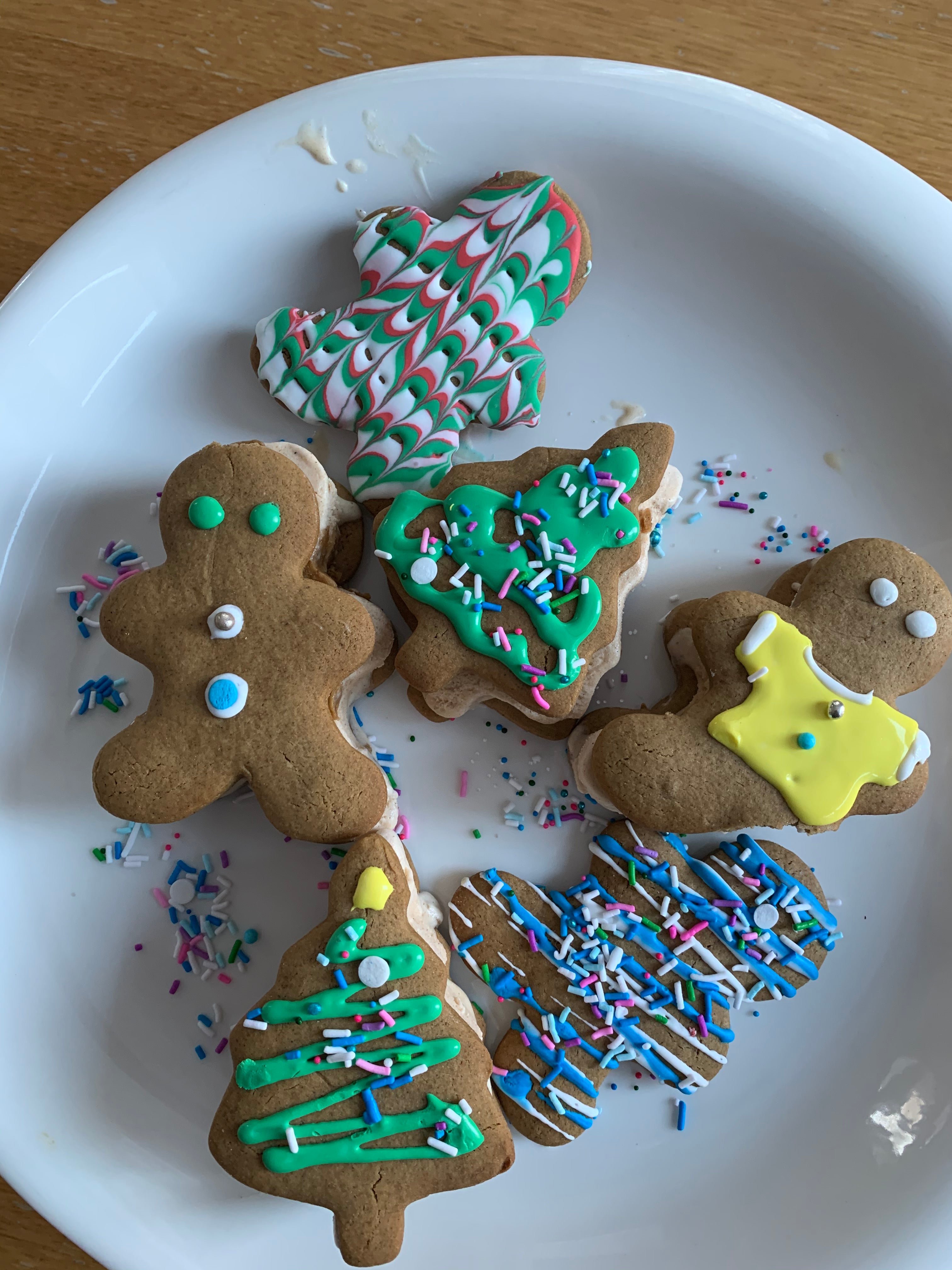 Four All Ice Cream Gingerbread Ice Cream Sandwich