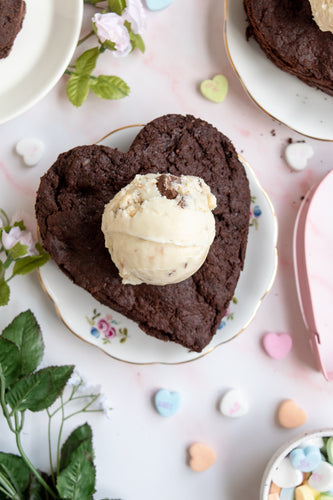 Fudgy Heart-Shaped Brownies