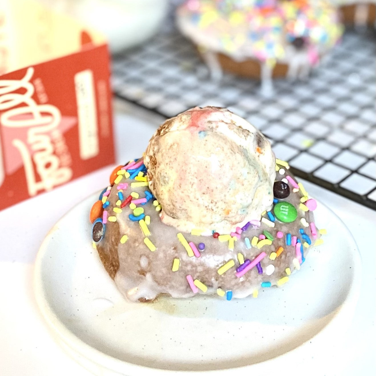 Lemon Gingerbread Donuts
