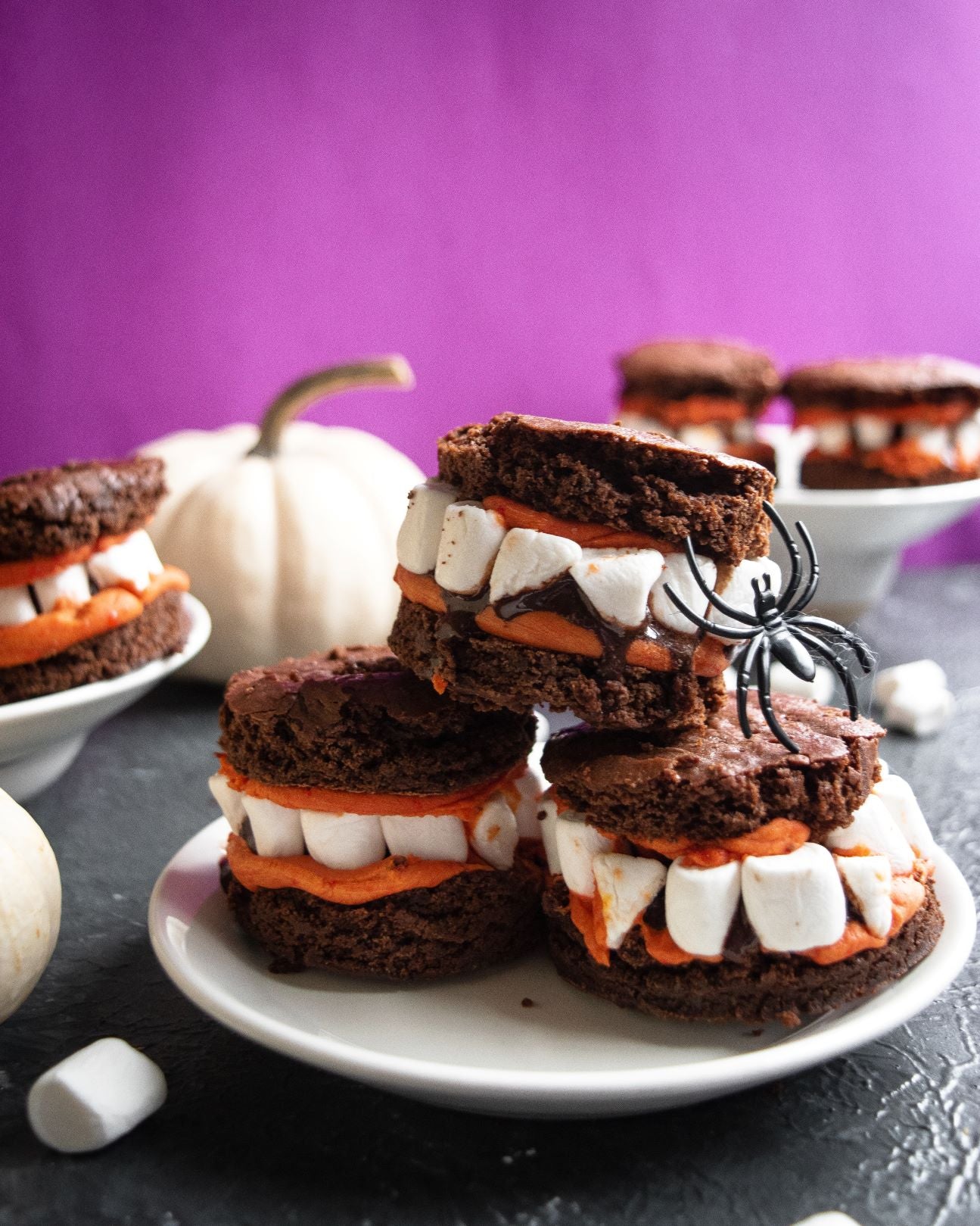 Brownie Vampire Ice Cream Sammies