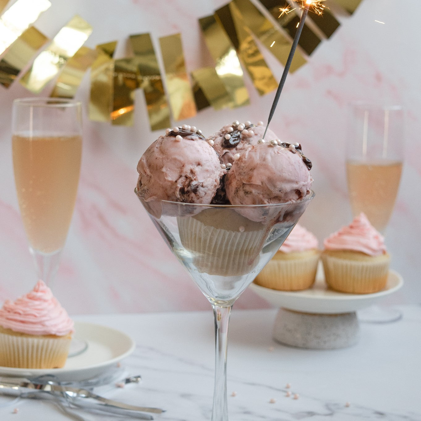 Try This At Home: Cupcake Ice Cream Sundaes