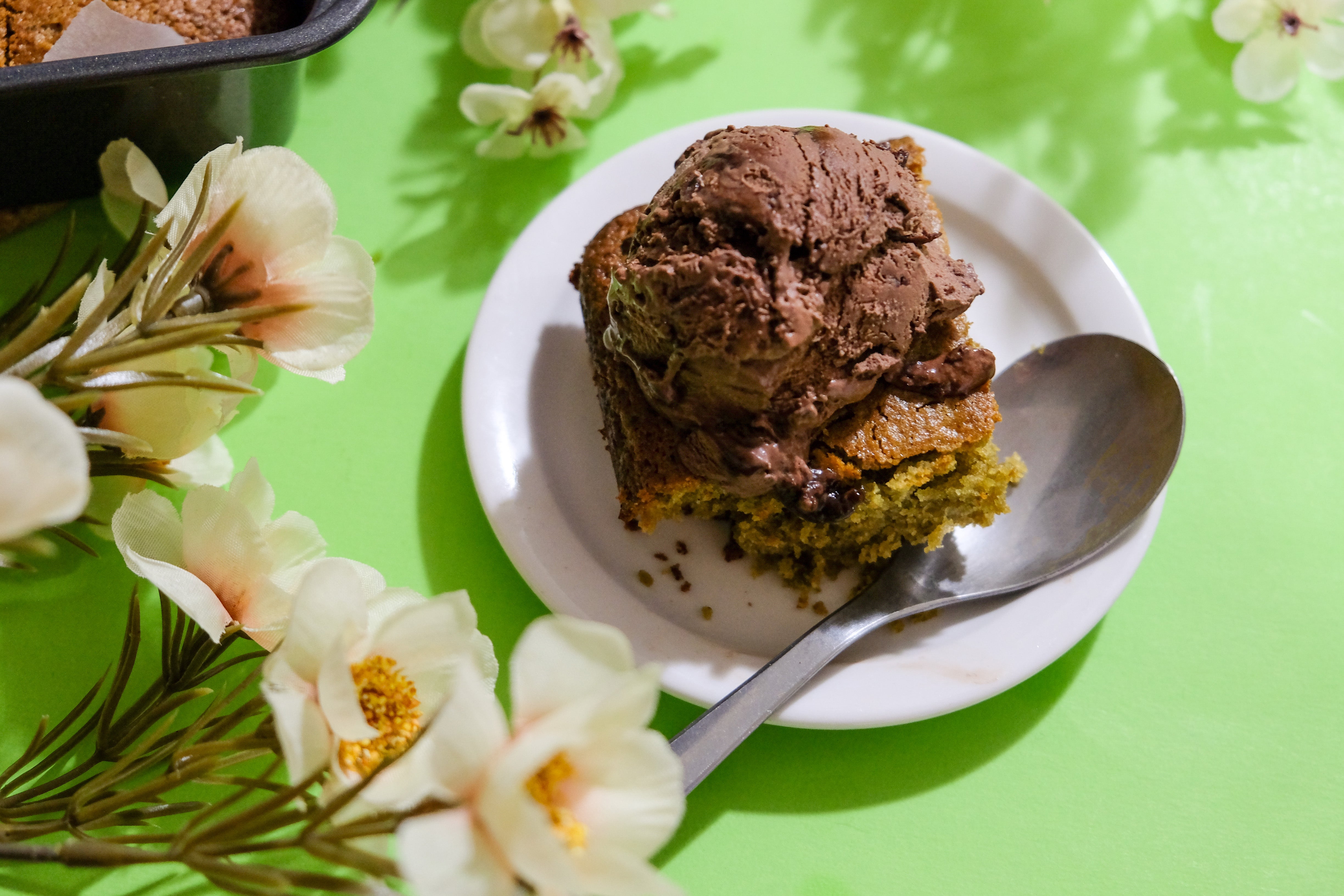 Try This At Home: Gluten-Free Matcha Olive Oil Cake