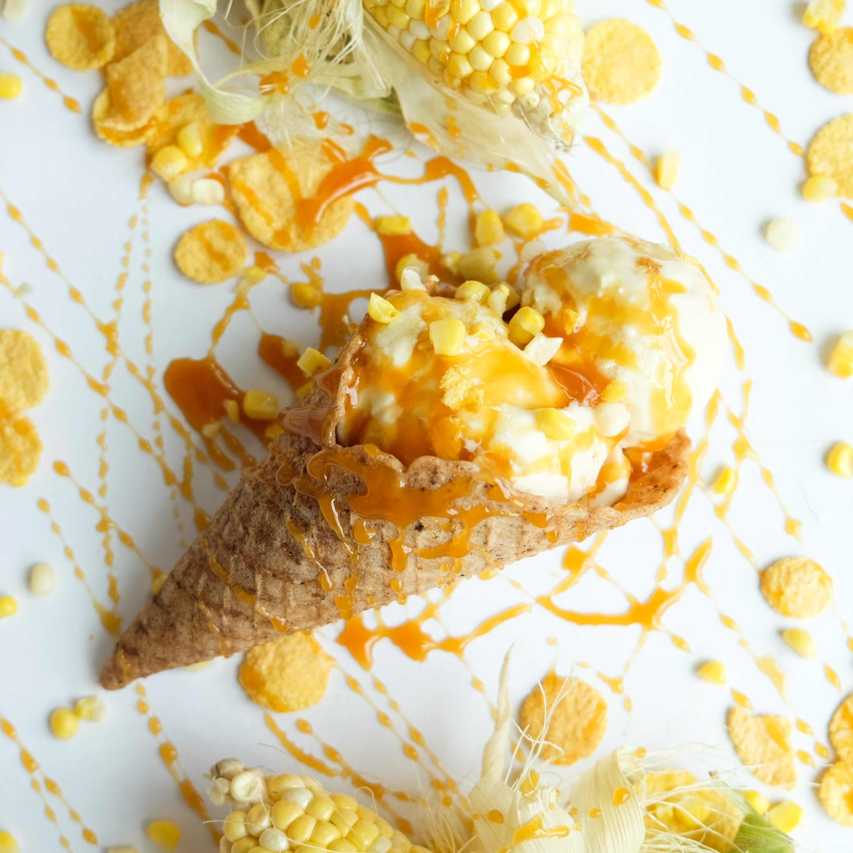 Sweet Corn Caramel Crunch