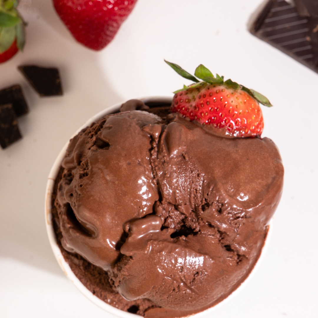 Chocolate Strawberry Truffle Sorbet