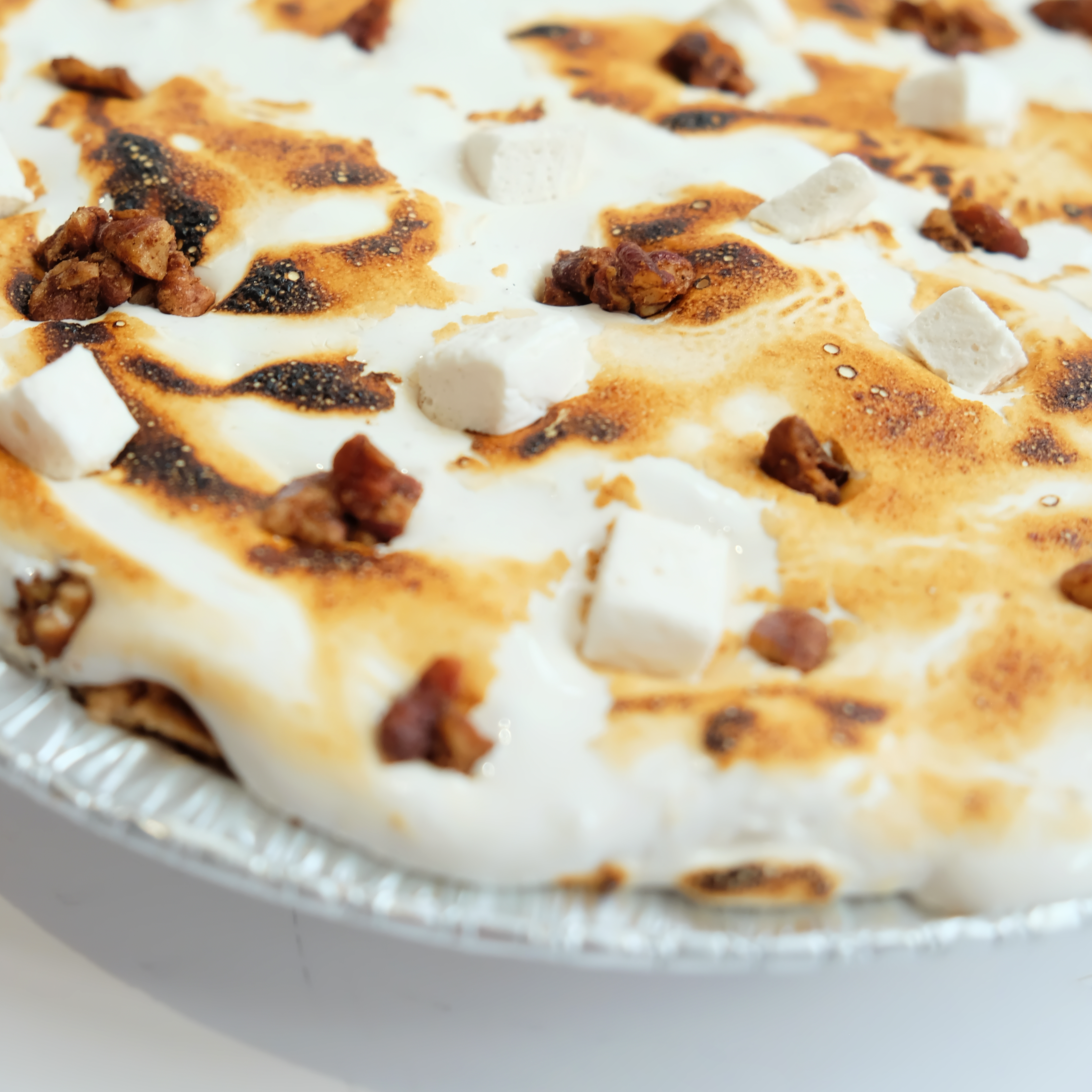 Sweet Potato Pecan Crunch Ice Cream Pie