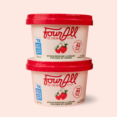 Strawberries & Cream Mini Cups (2 Pack)