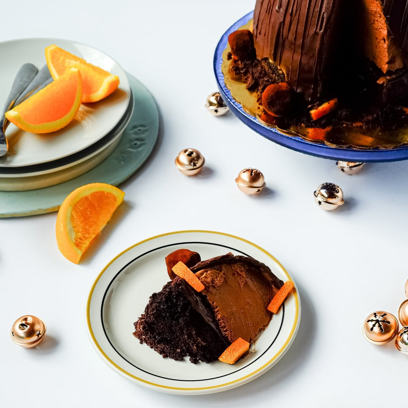 Chocolate Orange Ice Cream Bombe